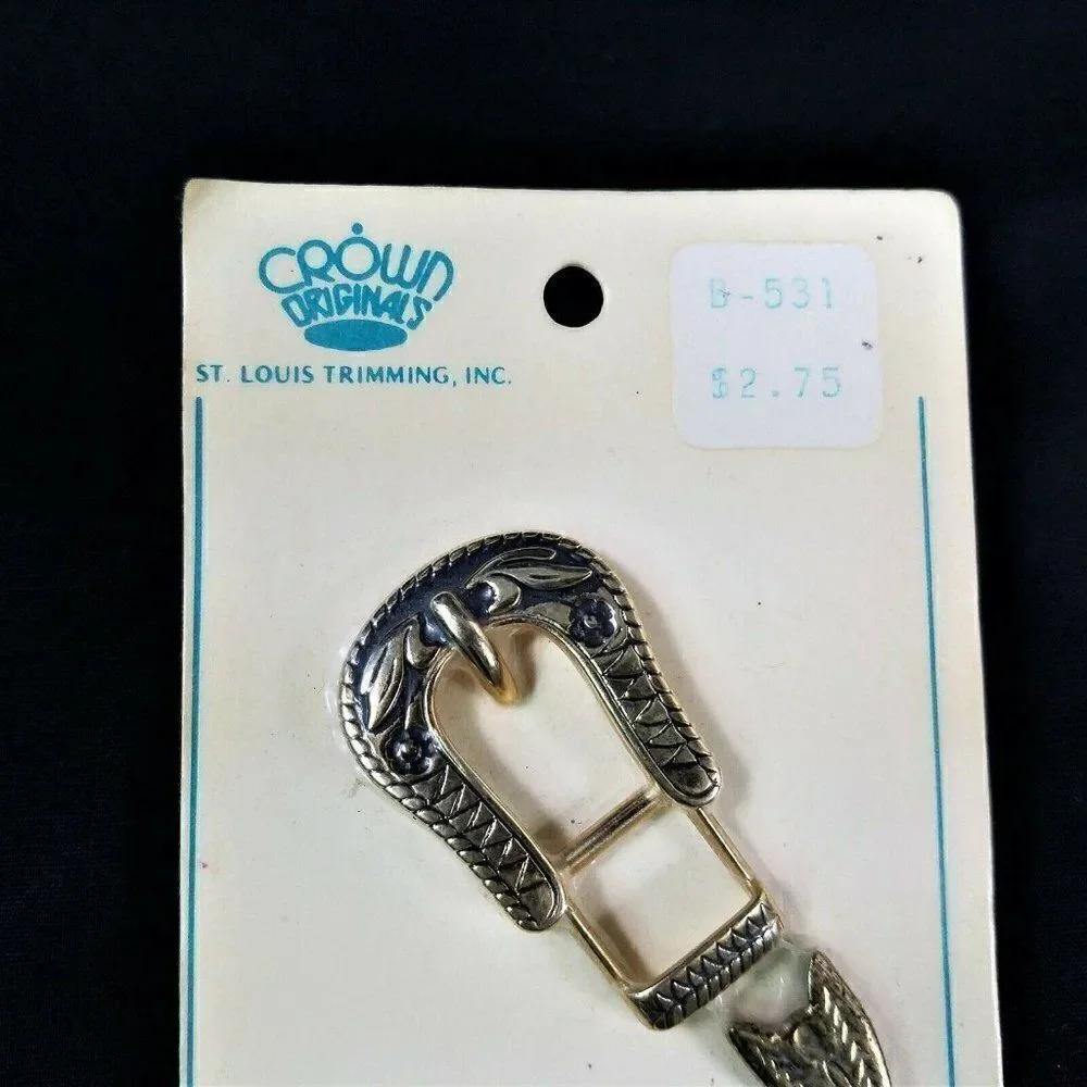 Vintage Belt Buckle with Tip